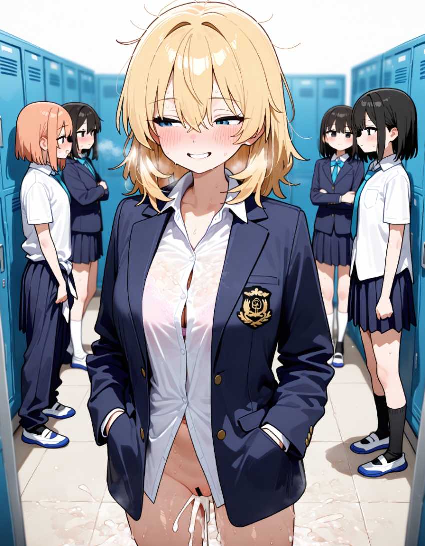 【画像】何をしても許されるおっさん教師が更衣室に入り込んで代わる代わる中出し