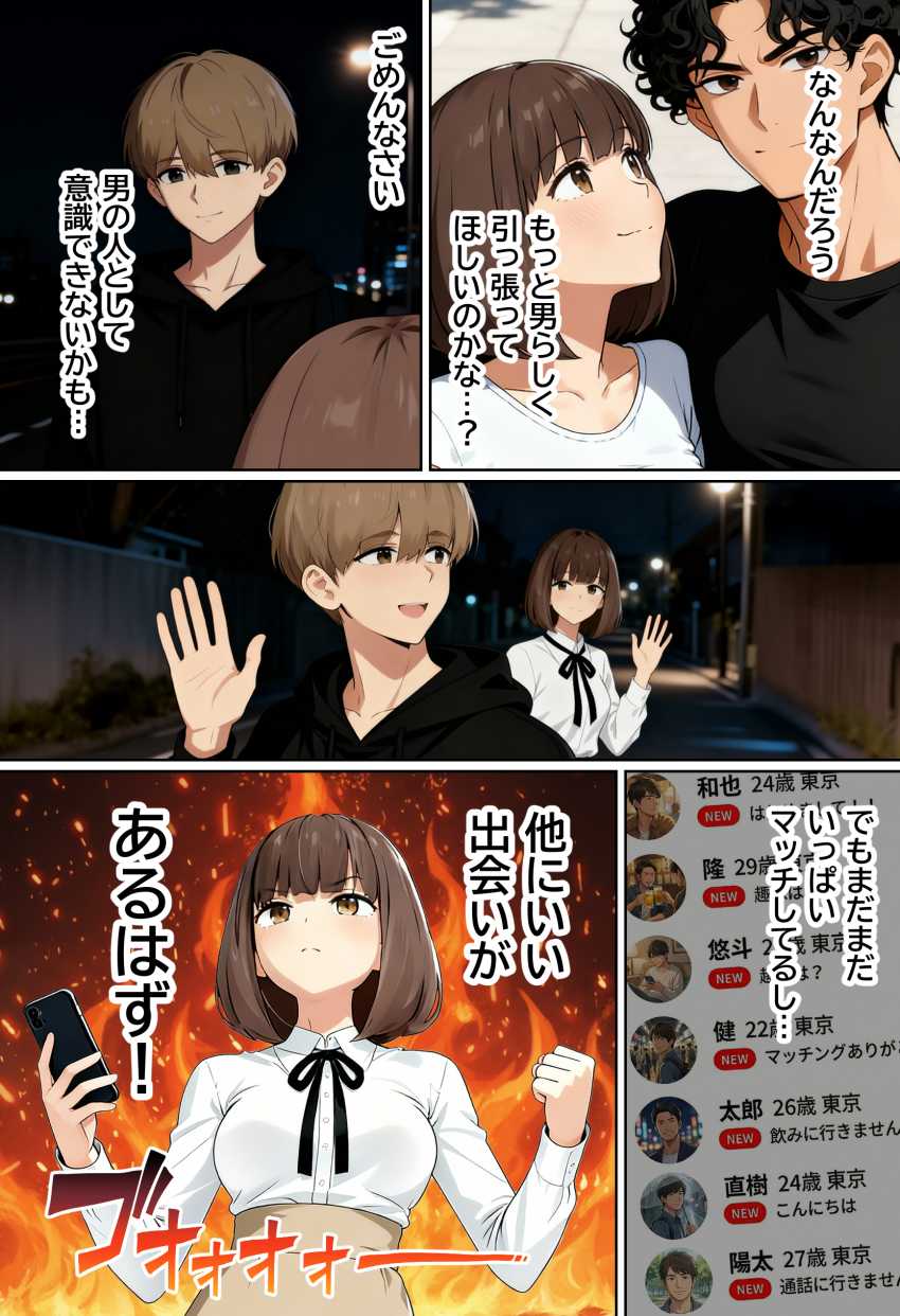 【エロ同人】女さん「めっちゃムラムラしてる…♥」【実話】都合のいい女だったOL(23)がモラハラ彼氏から卒業して、マチアプで本命男を掴むまでwww】