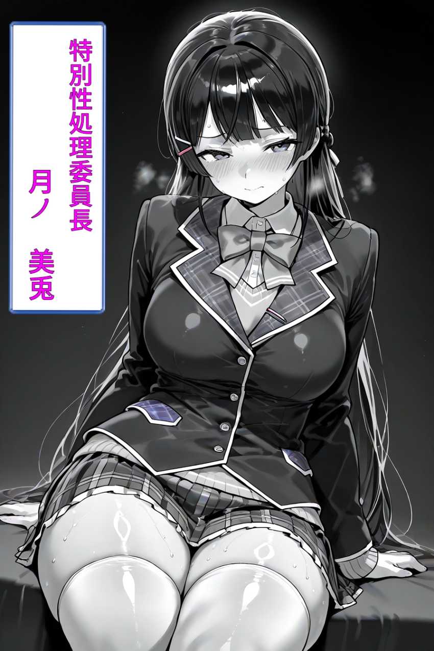 【画像】JKさん「さ、流石に大き過ぎないですかね…ッ？」足りない性処理係の代わりを補う委員長