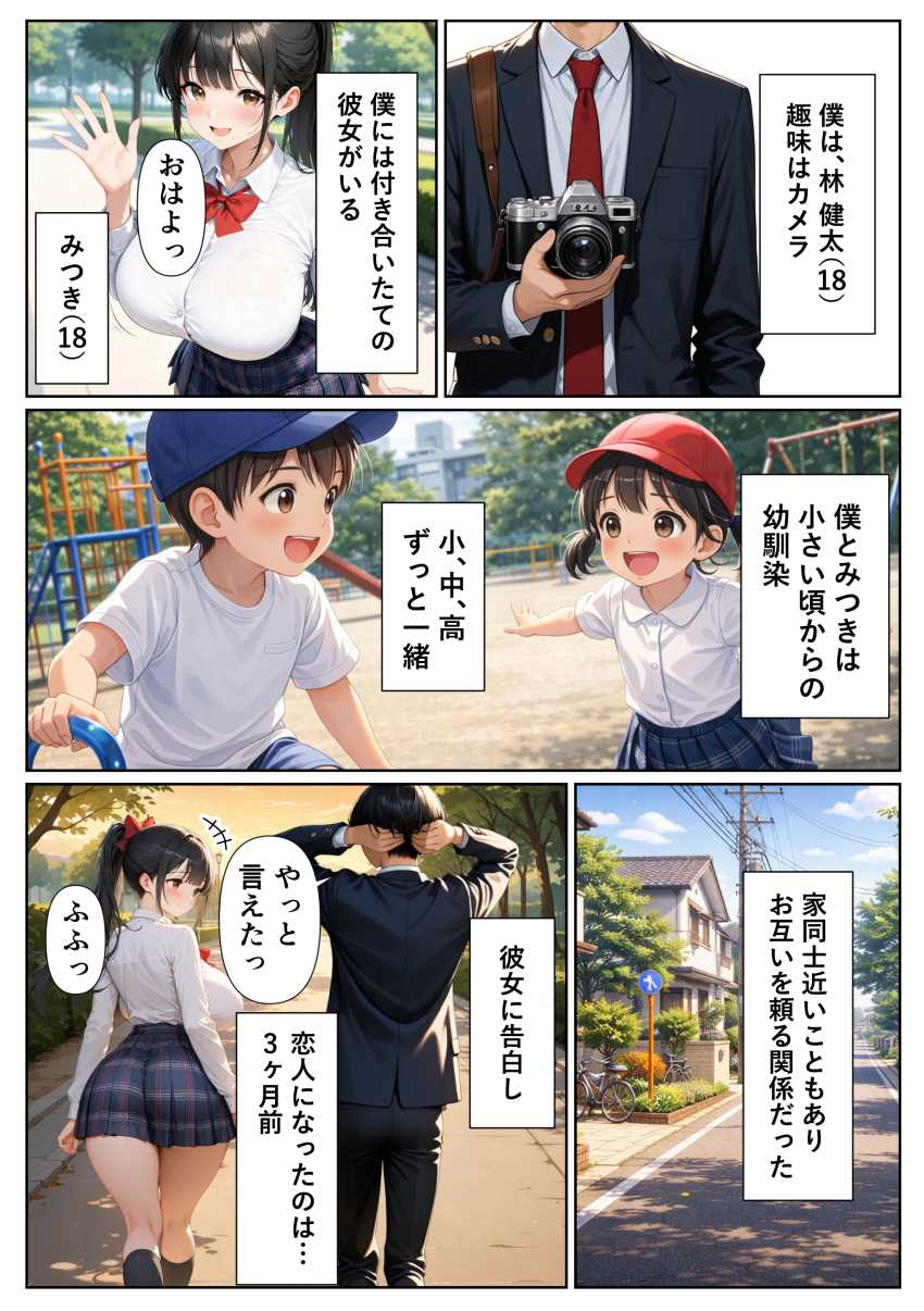 【エロ同人】JKさん「ちゃんとプラス料金で払ってくださいね…」一度だけのつもりでパパ活に手を出してメス堕ちするJKさん【Lカップ巨乳輪 爆乳な幼馴染が 逆◯漢パパ活に溺れて…寝取られるなんて…】