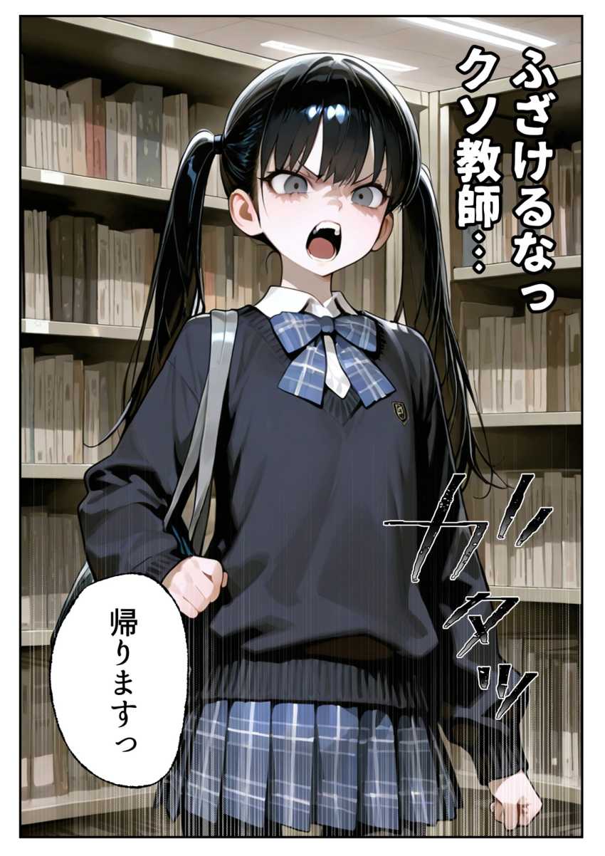 【エロ同人】オジ教師さん「今日のことは内緒だぞ♥」進路をネタに生徒を開発するおじさん教師【進路と引き換えに1年間中年の担任教師に私がされたこと】