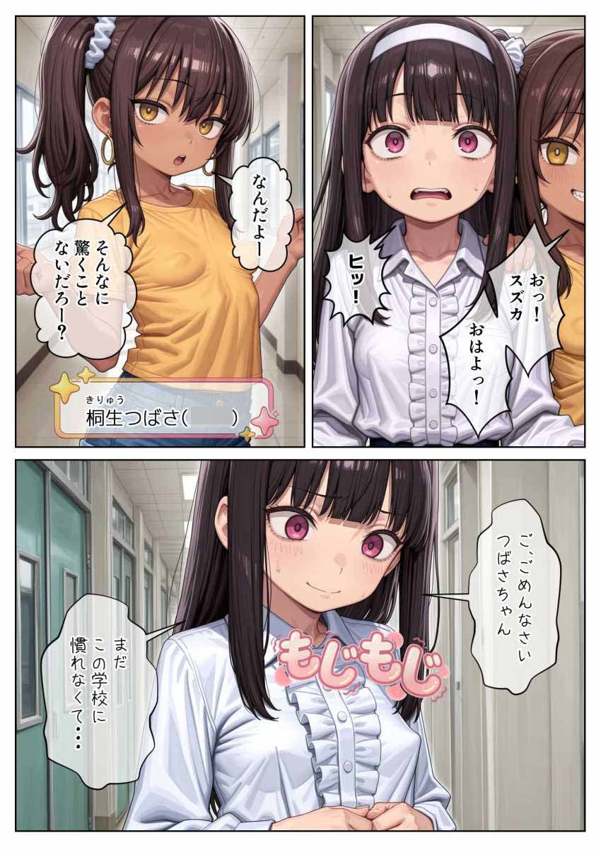【エロ漫画】女さん「えーっ、そんなことまでするのー!?」清楚な転校生をエッチなギャルに大変身【今俺の部屋はミニギャルに占拠されている3】