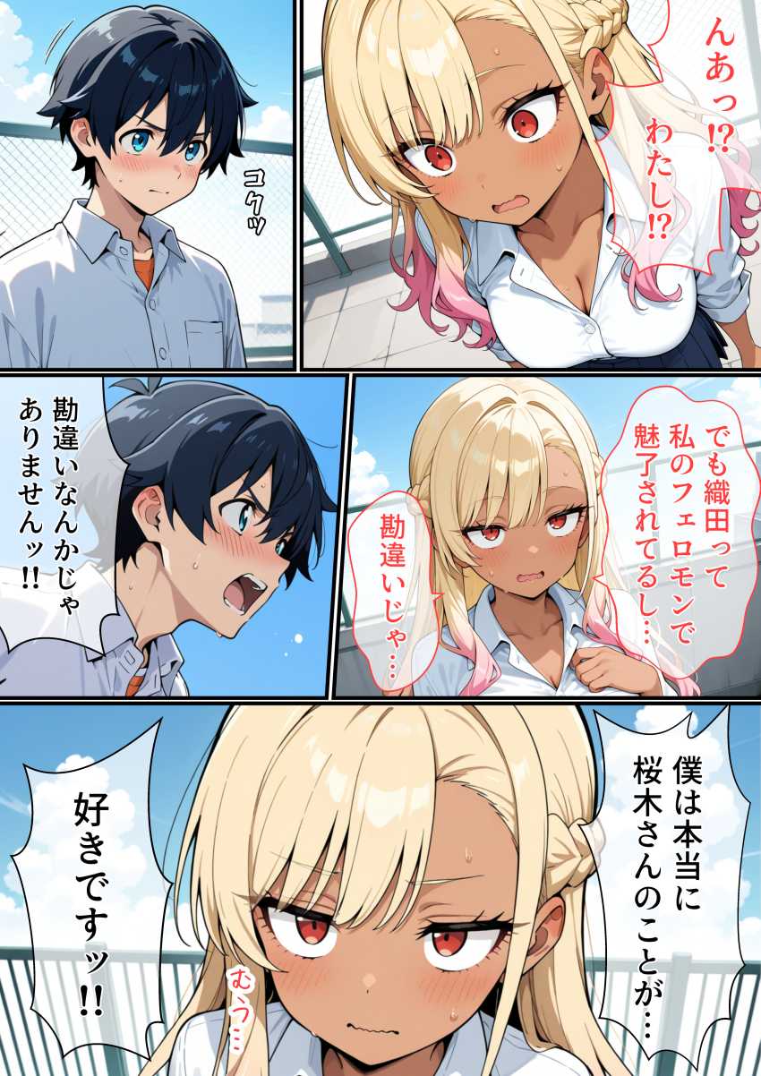 【エロ同人】ギャルさん「ふ～ん…絶倫なんだね♡」特異体質で周囲の男を強制勃起させるJKさん【マ〇コの伝説について】