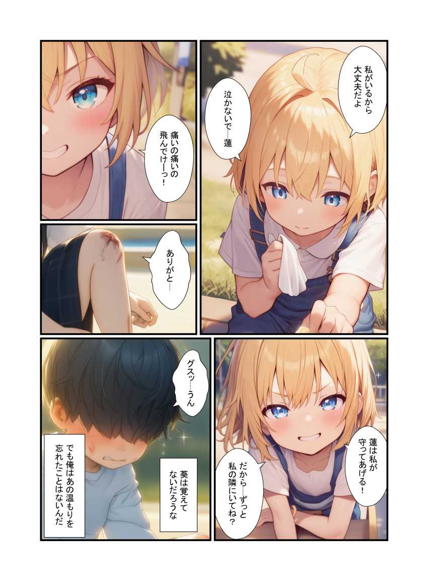 【エロ同人】男さん「舐め方…っ、エロすぎんだろ…ｗ」幼馴染金髪ギャルの容赦ない手コキが忘れられない【金髪ギャル女子校生が幼馴染と初体験！体育倉庫でイチャらぶセックス】