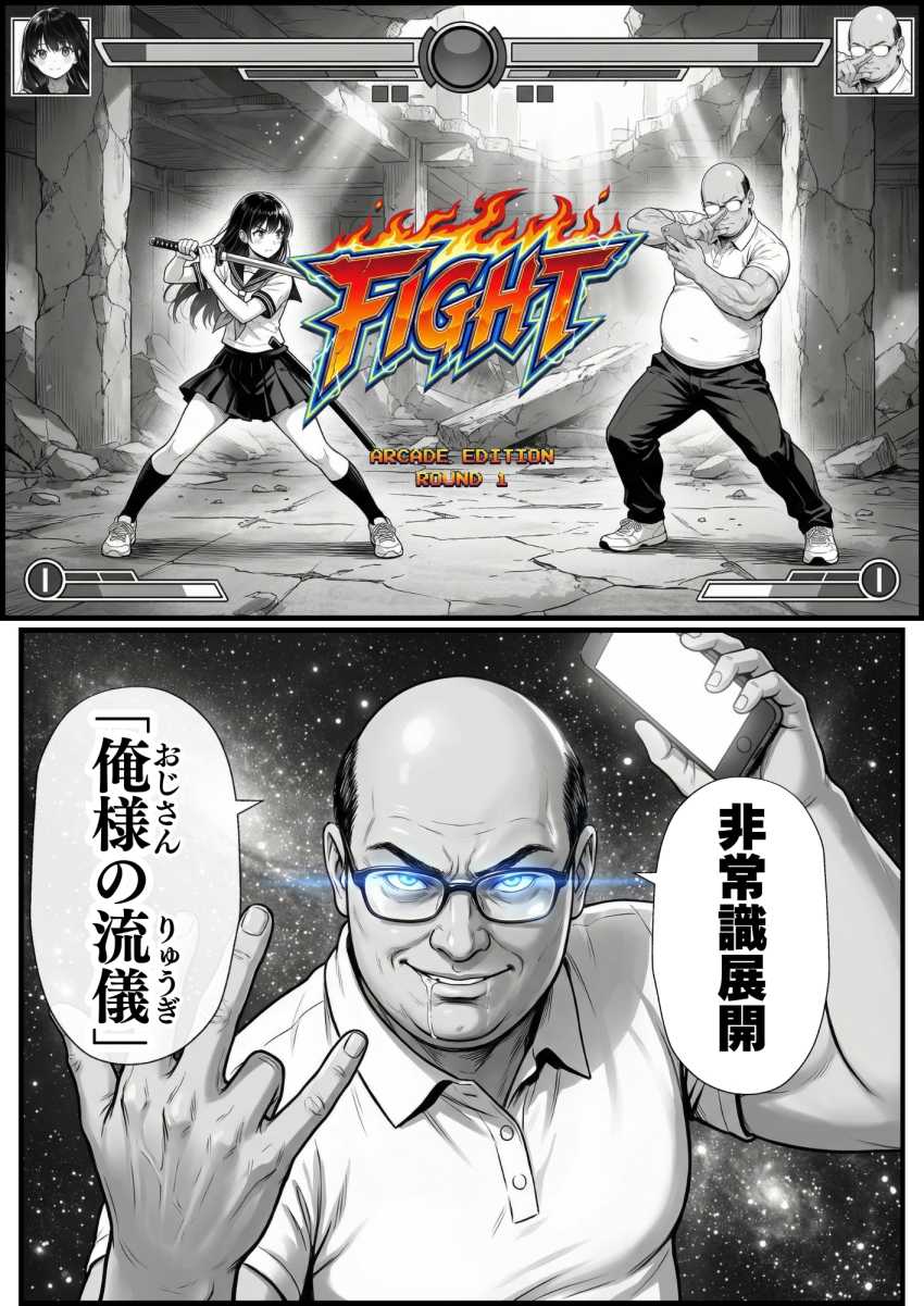 【エロ同人】催眠おじさん「うっは～ｗこれは絶景だね♥」操作系チート覚醒者おじさん無双してしまう【操作系チート能力に覚醒したメタボおじさんが最強スマホで美少女種付け性活】