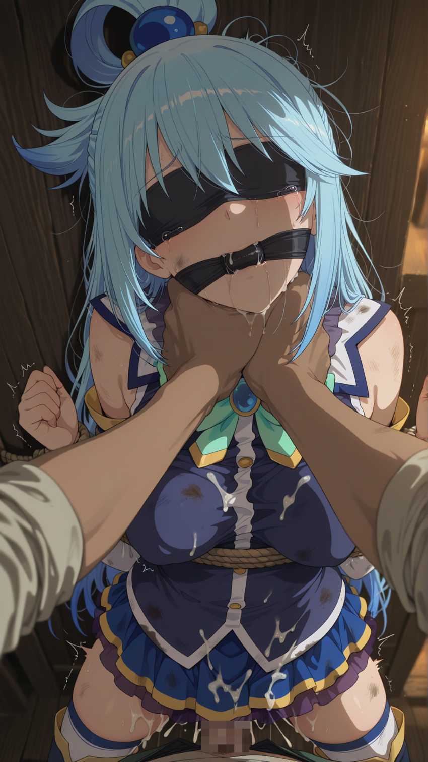 【エロ同人】金を借りるだけ借りて返済しない女さんがとうとうわからせられる