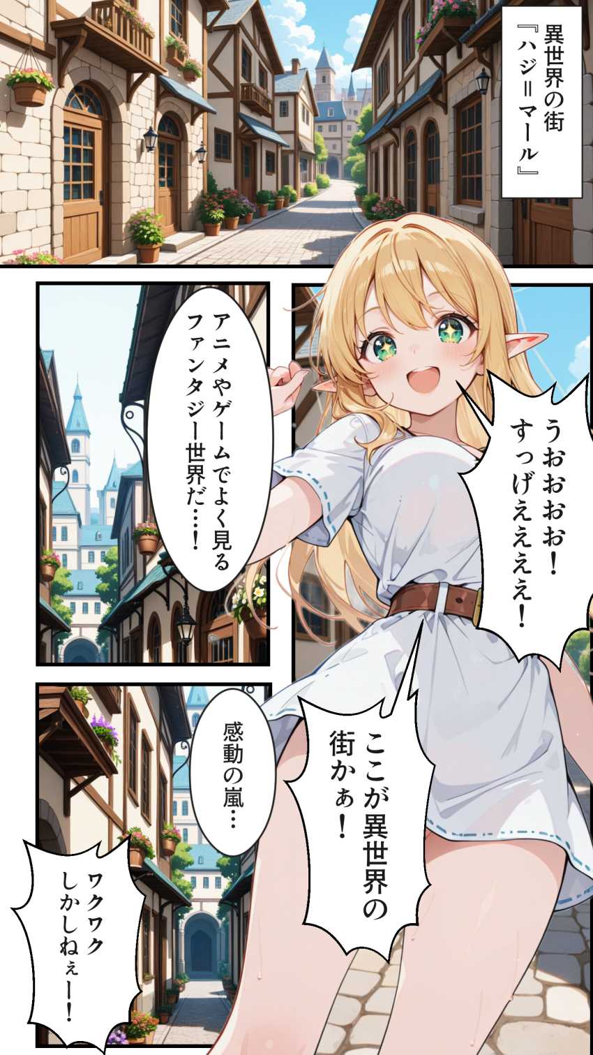 【エロ同人】女さん「魔法でワンパンっすよｗ」異世界転生したらエルフになったｗ【社畜のオレが転生チート『精液吸収成長』でレベル999の淫乱TSエルフ娼婦になる物語】