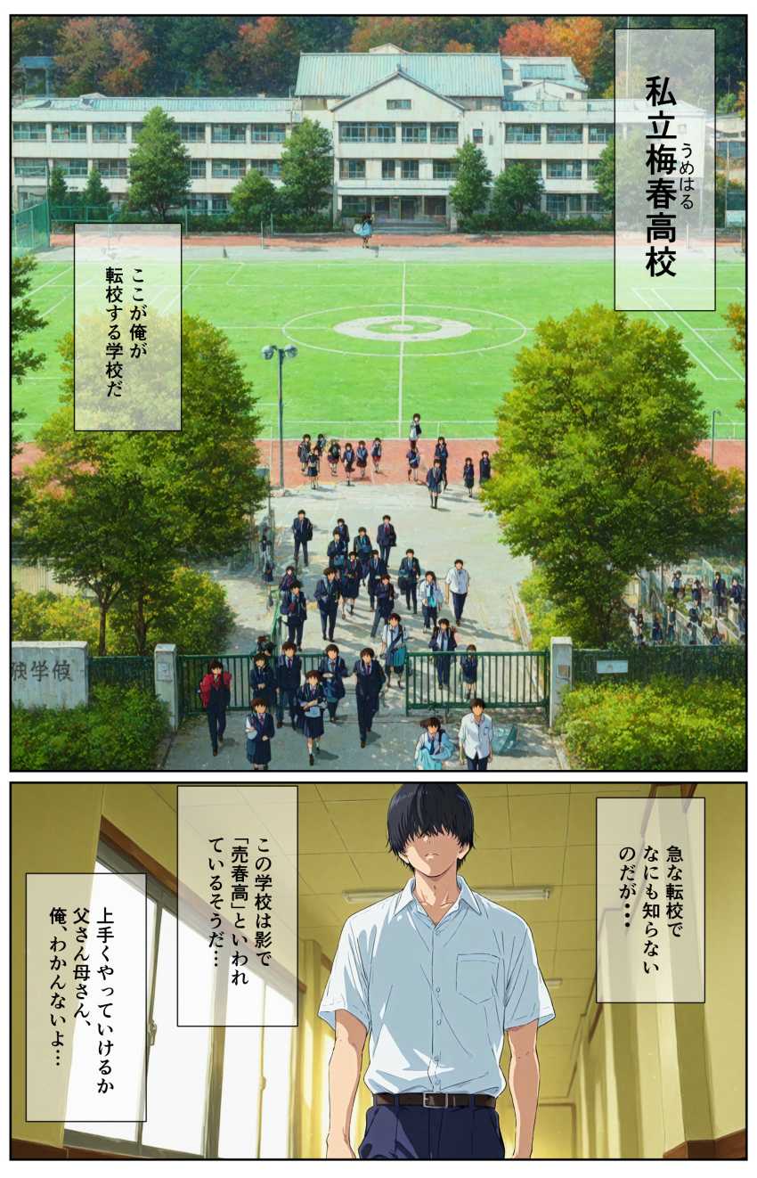 【エロ同人】女さん「はい、初めてのおっぱいだよ～♥」廊下にたちんぼが立つ学校とかヤバすぎｗ【廊下にたちんぼが立つ学校】