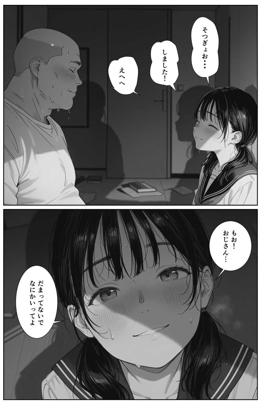 【エロ同人】女さん「も～おじさん勃起すごすぎ♥」おじさん大好き女子とラブラブセッ●ス【卒業まで我慢してた3年間分の精液を、卒業したての彼女の小さな子宮に全部中出ししていいよね？】