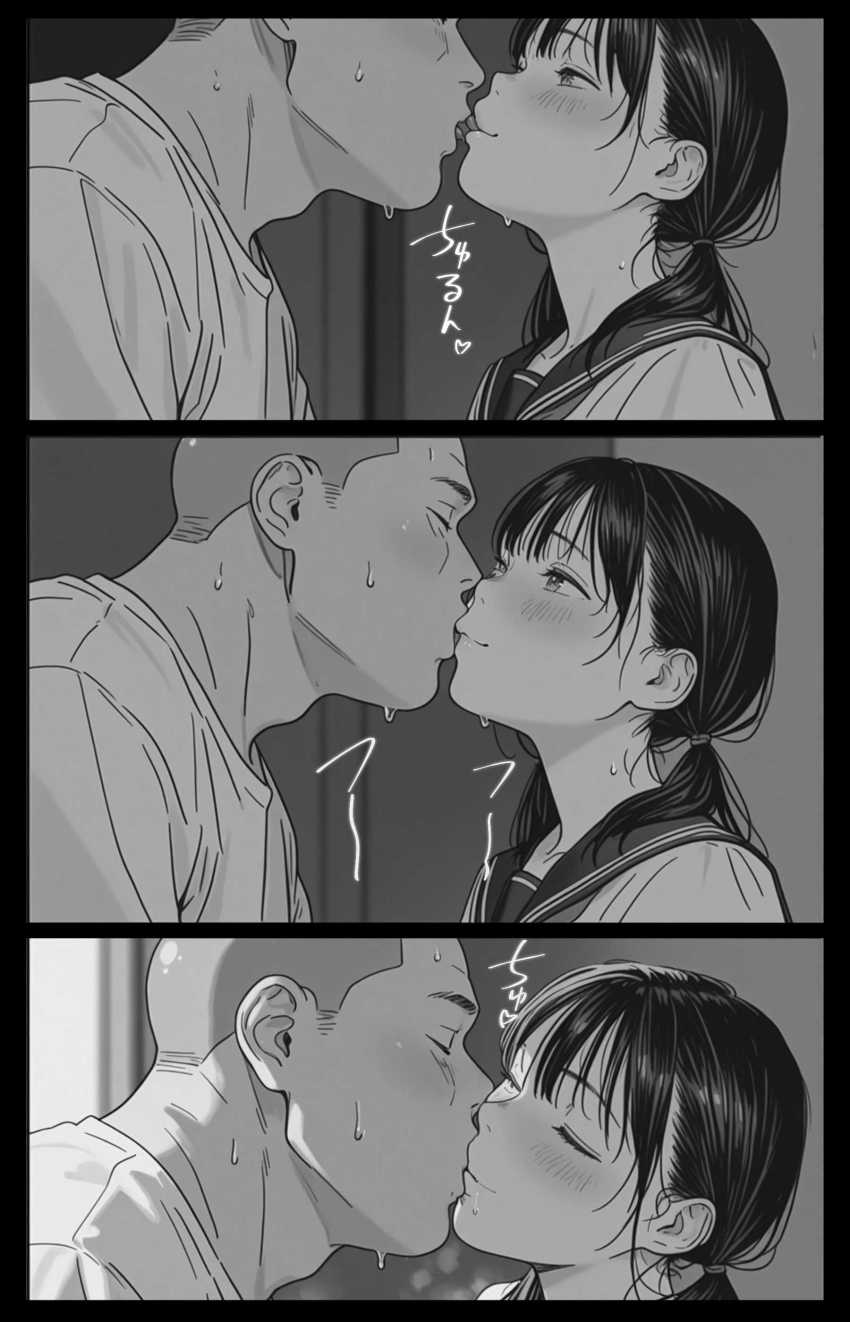 【エロ同人】女さん「も～おじさん勃起すごすぎ♥」おじさん大好き女子とラブラブセッ●ス【卒業まで我慢してた3年間分の精液を、卒業したての彼女の小さな子宮に全部中出ししていいよね？】