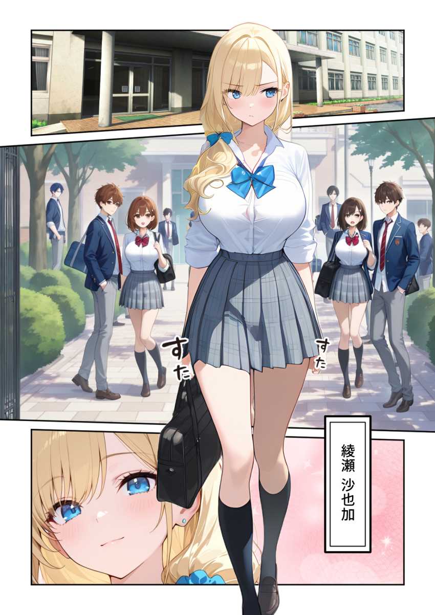 【エロ同人】男さん「すごい敏感なんだね♥」地味子さん好きな人のためにギャルになるｗ【沙也加ちゃんはギャルになりたい】