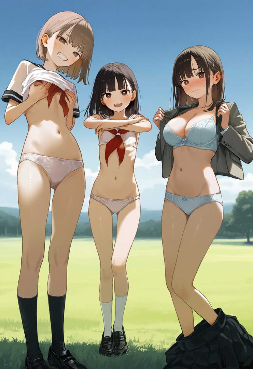 【画像】SNSでエロ配信をしてバズろうと目論むJKさんたち