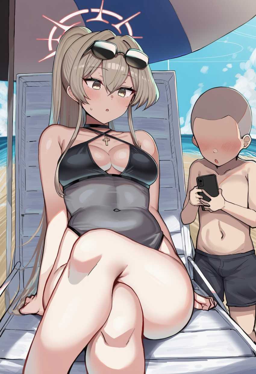 【画像】バカンス中の女さんエロ●キに催眠アプリ見せられされるがまま中出し