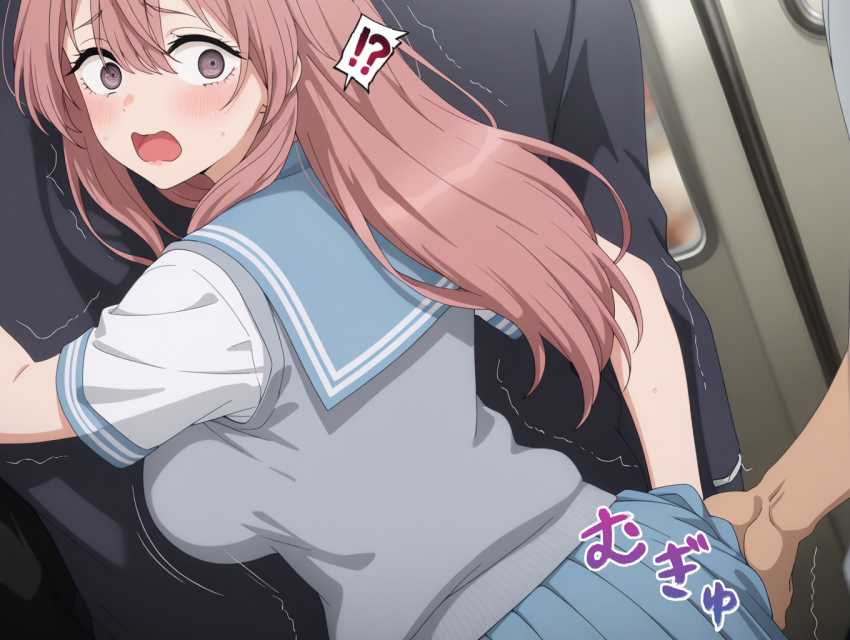 【画像】通学途中に痴漢集団に囲まれ強制的に連れ去られてしまうJKさん