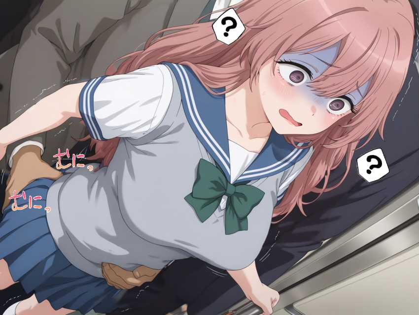 【画像】通学途中に痴漢集団に囲まれ強制的に連れ去られてしまうJKさん