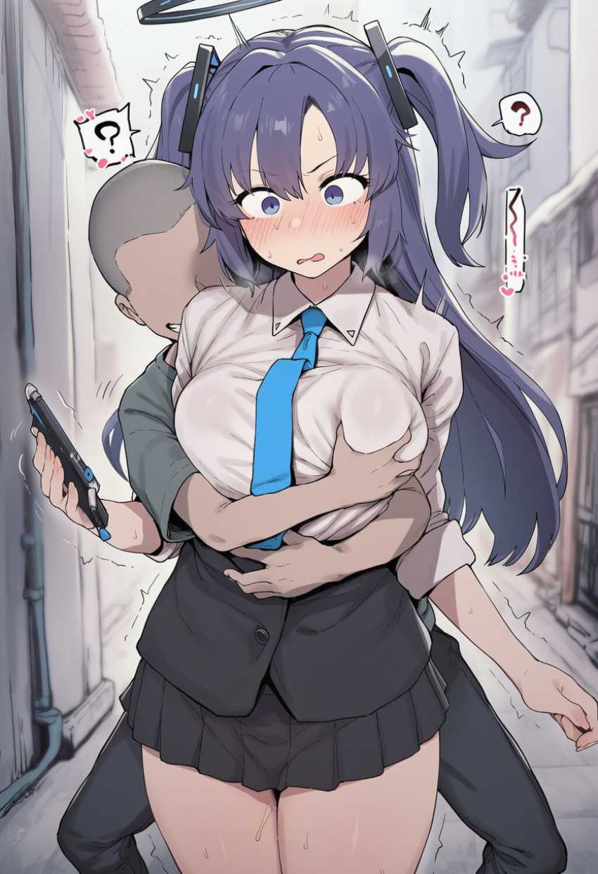 【画像】街中で怪しく近づいてきた男くんに襲われなす術もなくイかされてしまう女さん