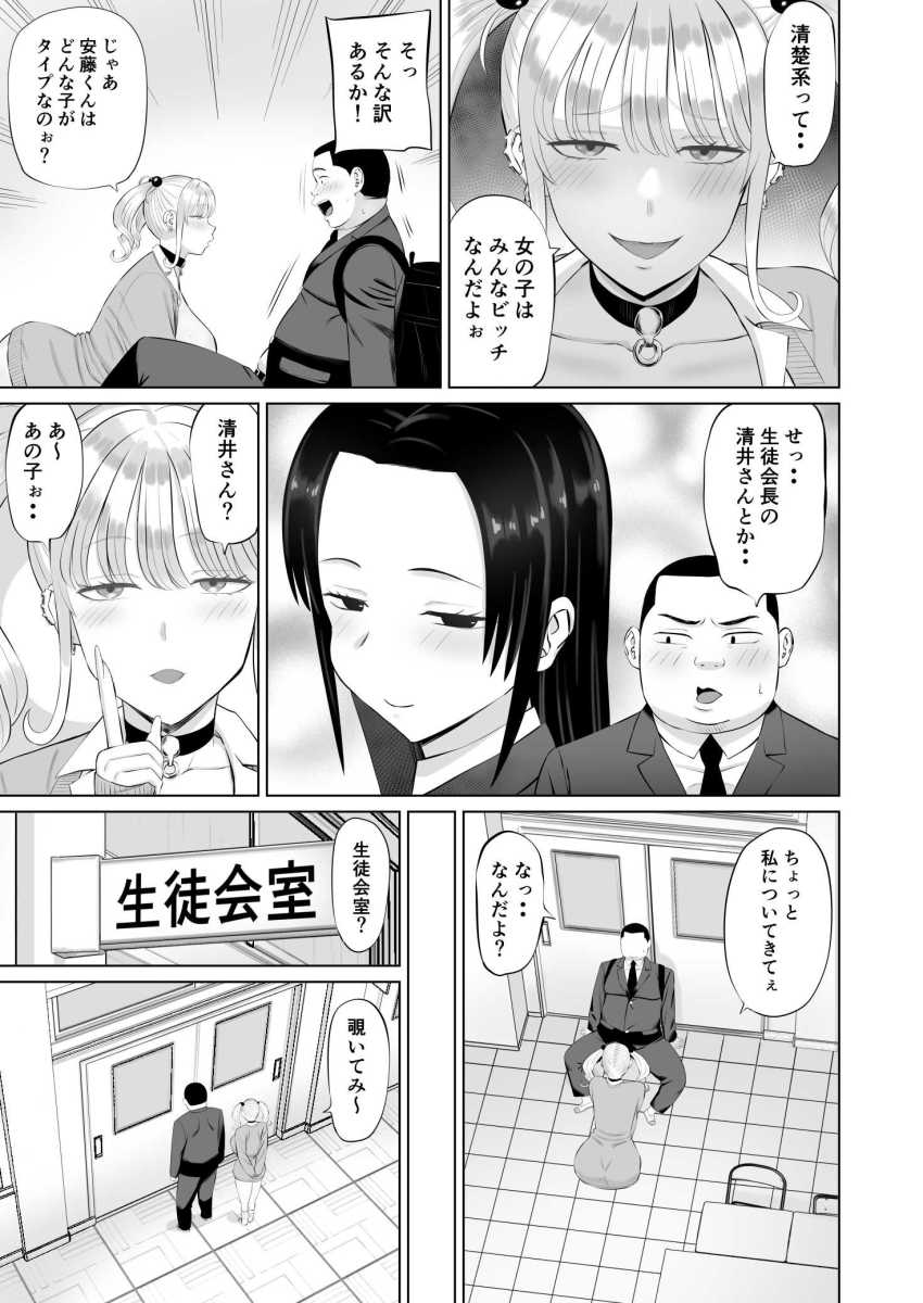 【エロ同人】ギャルさん「ヌルヌルしてきた♥」ギャルは苦手なのに本能のまま腰を振る地味男さん【ビッチギャルに迫られても清楚系女子好きな俺が喜ぶはずない】