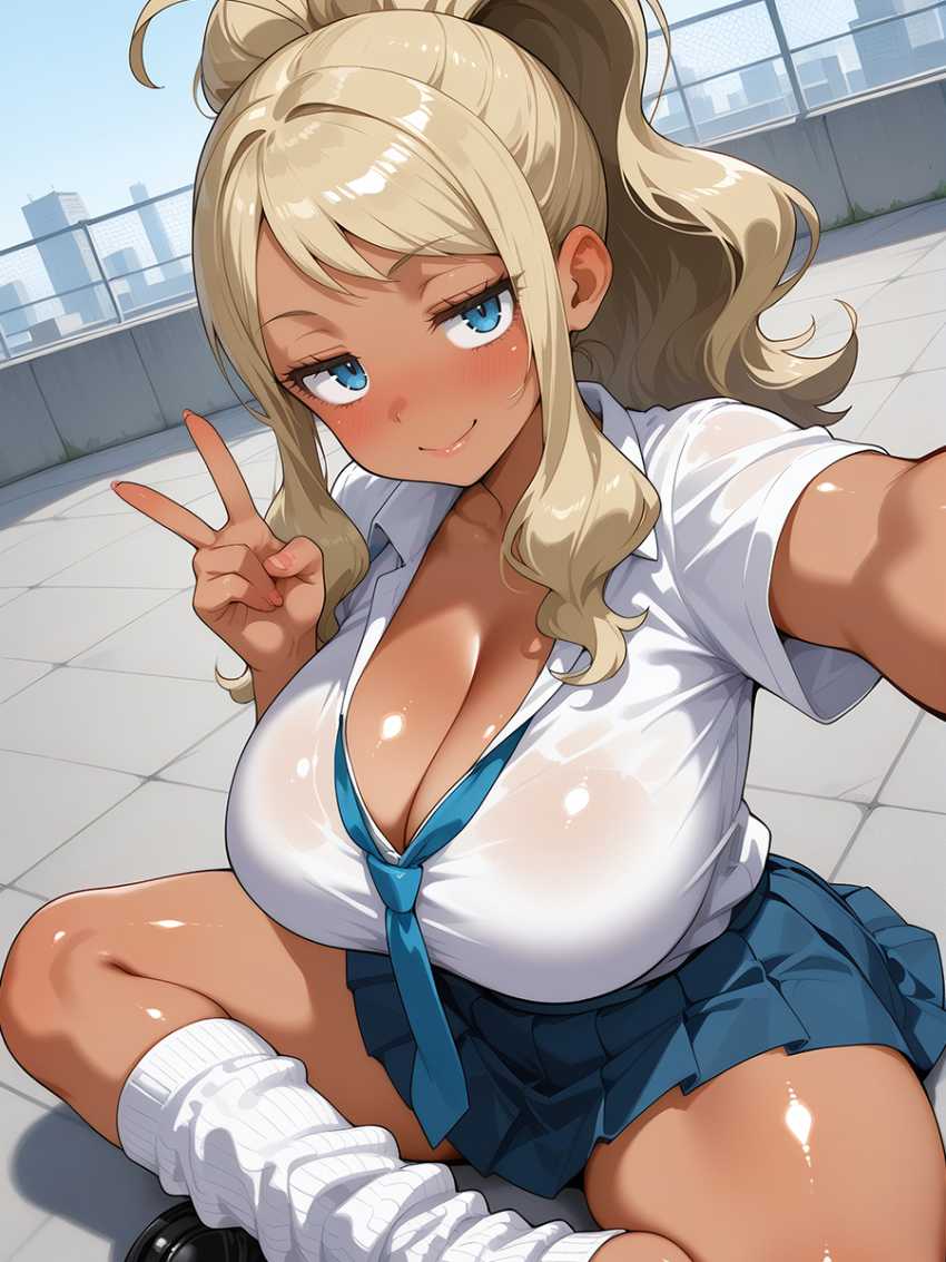 【エロ同人】男さん「ぬるぬるなのに…めちゃくちゃ吸い付いてくるっ…！」カースト上位のギャルがヤらせてくれる【ヤらせてやるって言ってんの！】