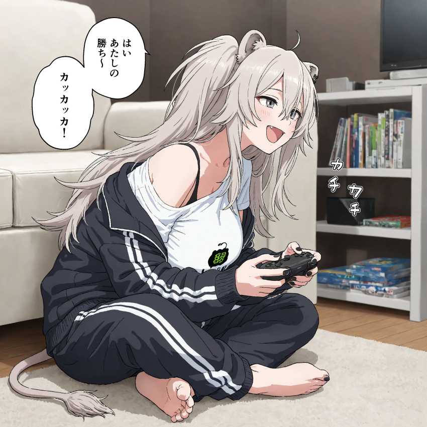 【画像】女さん「あはは♪すっげー出るじゃん♥」遊びに来た女友達がオカズを提供してくれたので遠慮なく見抜きする