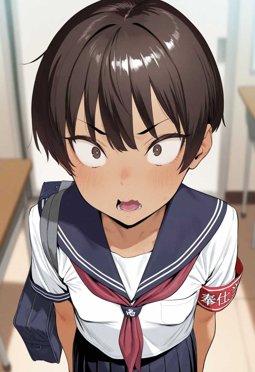 【画像】JKさん「うへぇ～奉仕当番かぁ～…」男子に相手にされてないと思い込んでる無自覚JKさんが大人気過ぎたｗ【奉仕当番のある世界】