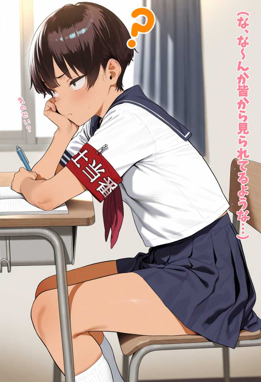 【画像】JKさん「うへぇ～奉仕当番かぁ～…」男子に相手にされてないと思い込んでる無自覚JKさんが大人気過ぎたｗ【奉仕当番のある世界】