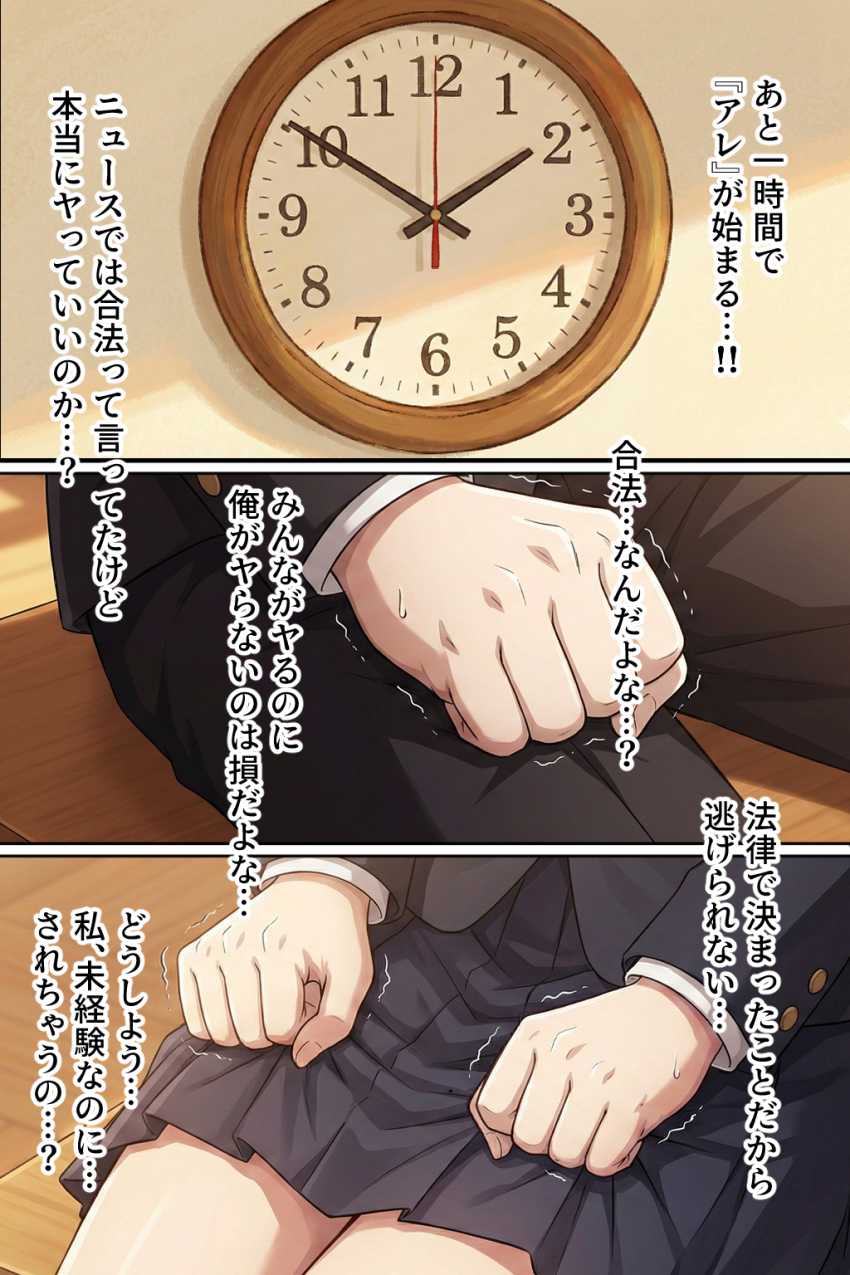 【エロ同人】ギャルさん「やめろッ！！キモオタッ！！」国の少子化対策で成立した法律がエグすぎた【肉便器法の成立した世界で】