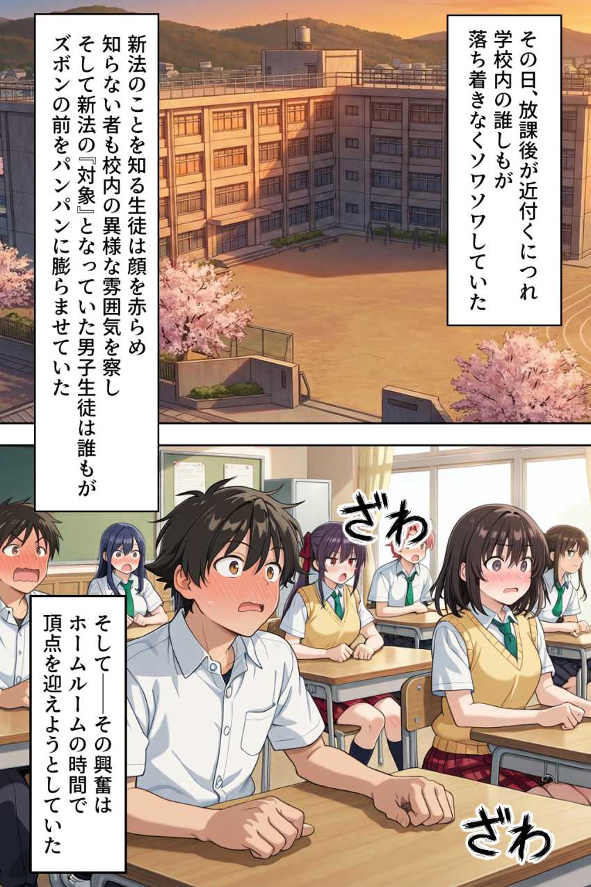 【エロ同人】ギャルさん「やめろッ！！キモオタッ！！」国の少子化対策で成立した法律がエグすぎた【肉便器法の成立した世界で】