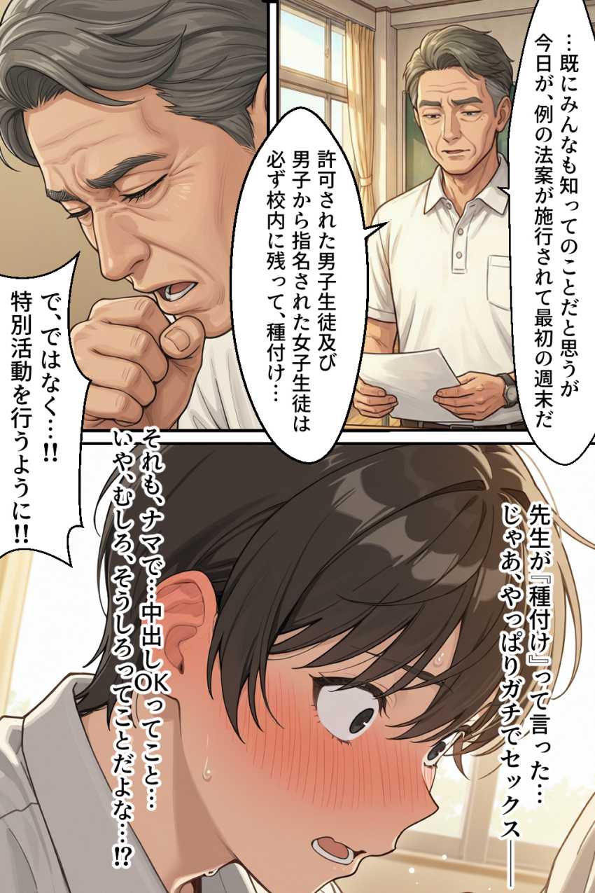 【エロ同人】ギャルさん「やめろッ！！キモオタッ！！」国の少子化対策で成立した法律がエグすぎた【肉便器法の成立した世界で】