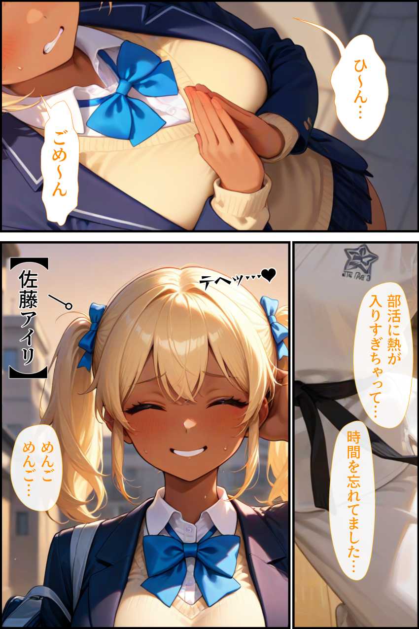 【エロ同人】ギャルさん「ウソ…本当に出され…」チ●ンを追い詰めたつもりが狩られる側だったJKさん【刑性逆転【無人駅】】