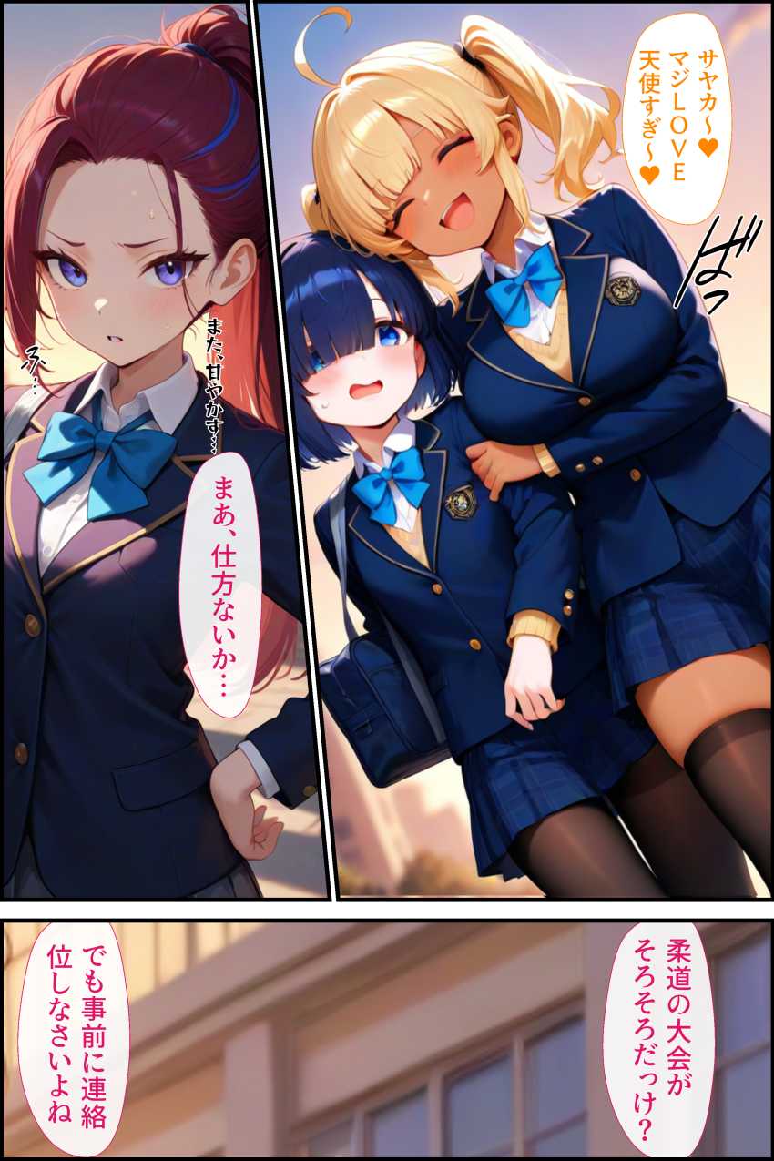 【エロ同人】ギャルさん「ウソ…本当に出され…」チ●ンを追い詰めたつもりが狩られる側だったJKさん【刑性逆転【無人駅】】