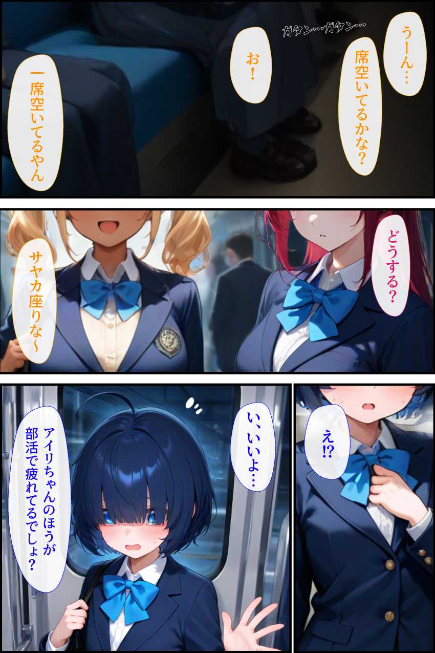 【エロ同人】ギャルさん「ウソ…本当に出され…」チ●ンを追い詰めたつもりが狩られる側だったJKさん【刑性逆転【無人駅】】