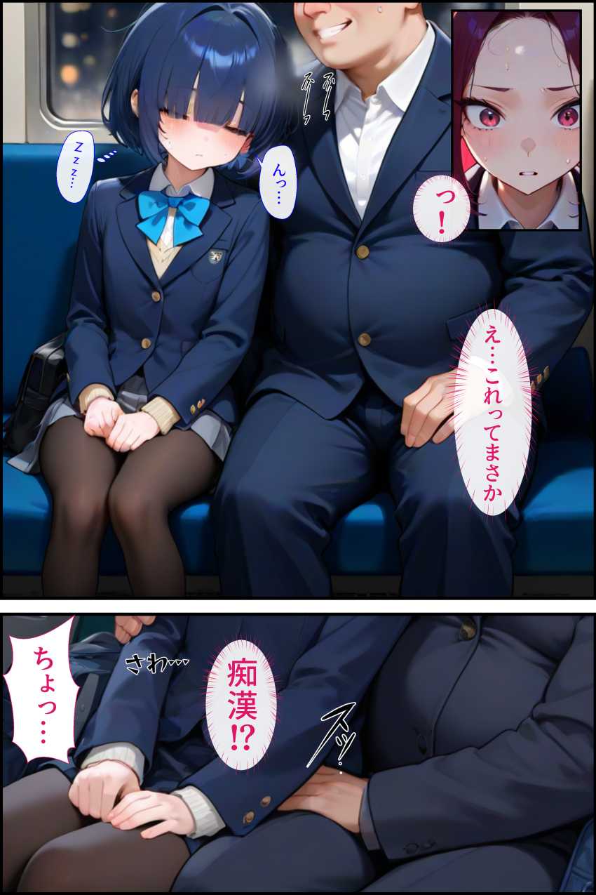 【エロ同人】ギャルさん「ウソ…本当に出され…」チ●ンを追い詰めたつもりが狩られる側だったJKさん【刑性逆転【無人駅】】