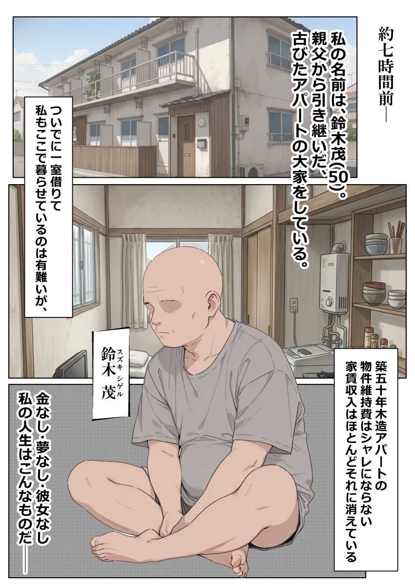【エロ同人】男さん「あ…あぁ～やば…気持ちいい♥」【セックスしないと即退去！？家賃滞納した清楚系JKと同居したら…精液ドロドロ密着セックスしちゃった話