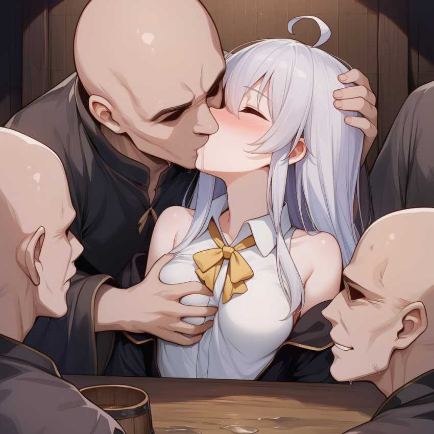 【画像】酒場の男たちにおだてられ調子に乗った魔女さん酔い潰れて処女喪失してしまう【魔女の旅々】