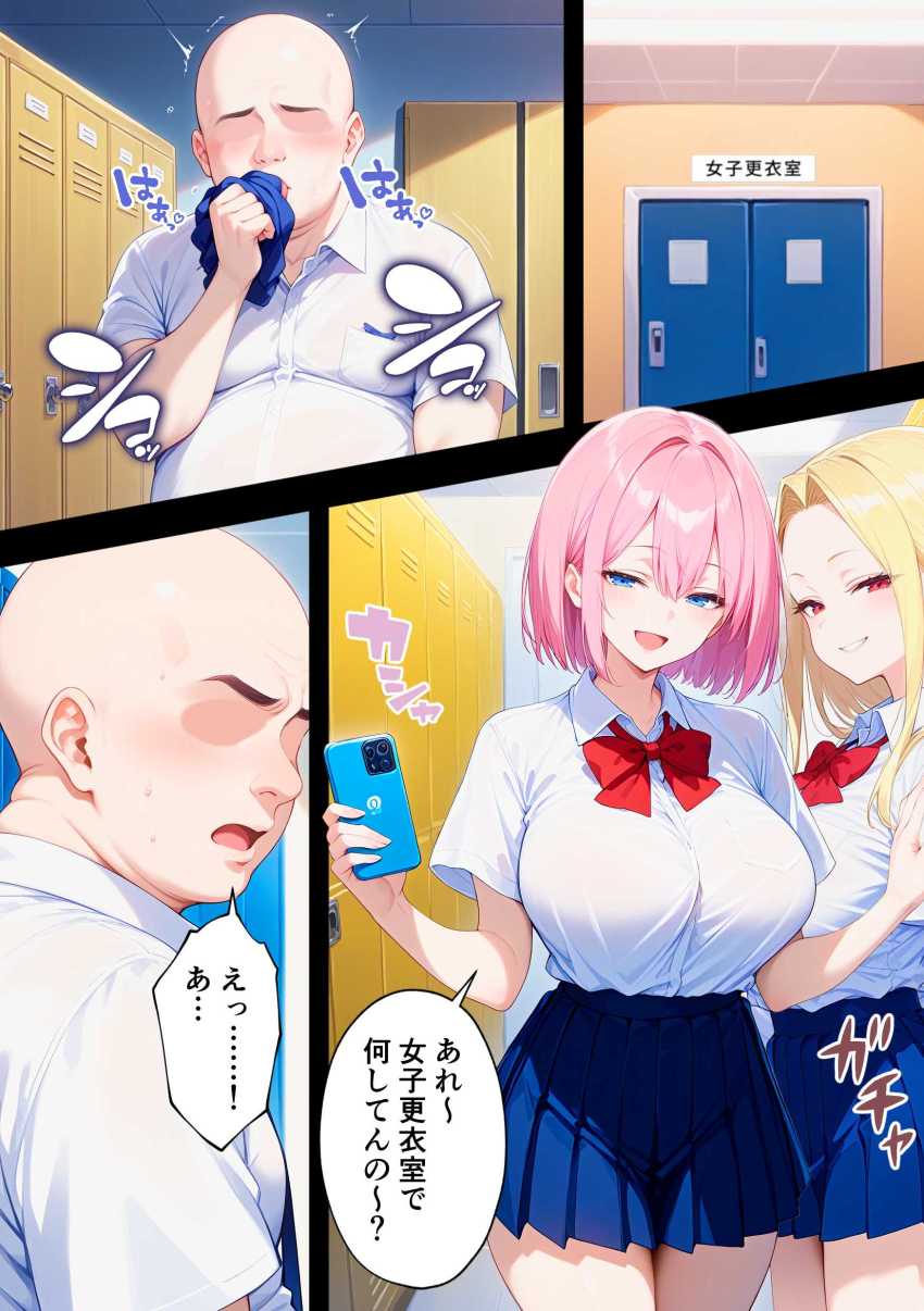 【エロ同人】男さん「この征服感たまらねぇ…♥」催●アプリでいじめっ子に復讐【俺をいじめる性悪女たちに催●アプリで復讐してハーレムを作る話】