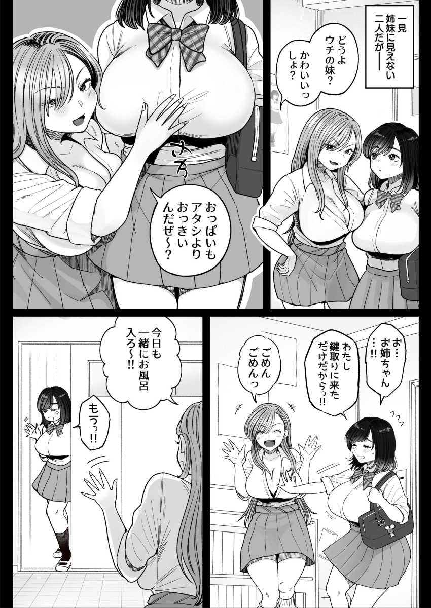 【エロ同人】JKさん「…ちょ…ちょっとだけ…触ってみますか…？」カースト上位ギャル姉が溺愛する妹の処女を貰ってくれと言ってきたｗ【妹の処女、もらってあげてよ】