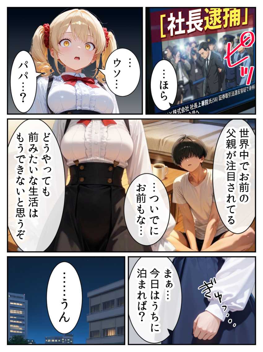 【エロ同人】女さん「え…ちょ…全部脱ぐの…？」【庶民をバカにしてた没落令嬢の幼馴染を俺だけのメイドに調教した話～前編～】