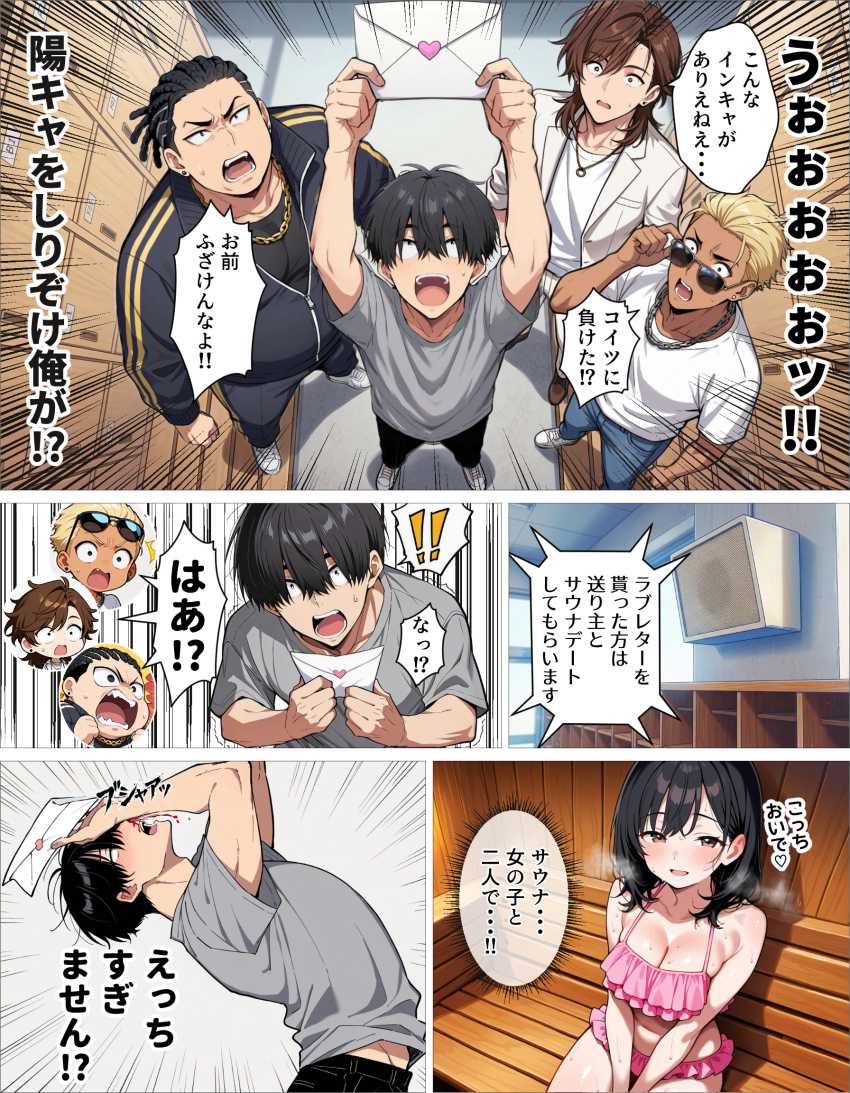 【エロ同人】男さん「これは…人生最大のえちえち回だ…！！♥」【ギャル上等～「セックスOK」の恋愛リアリティーショーで童貞が巨根無双する話～】