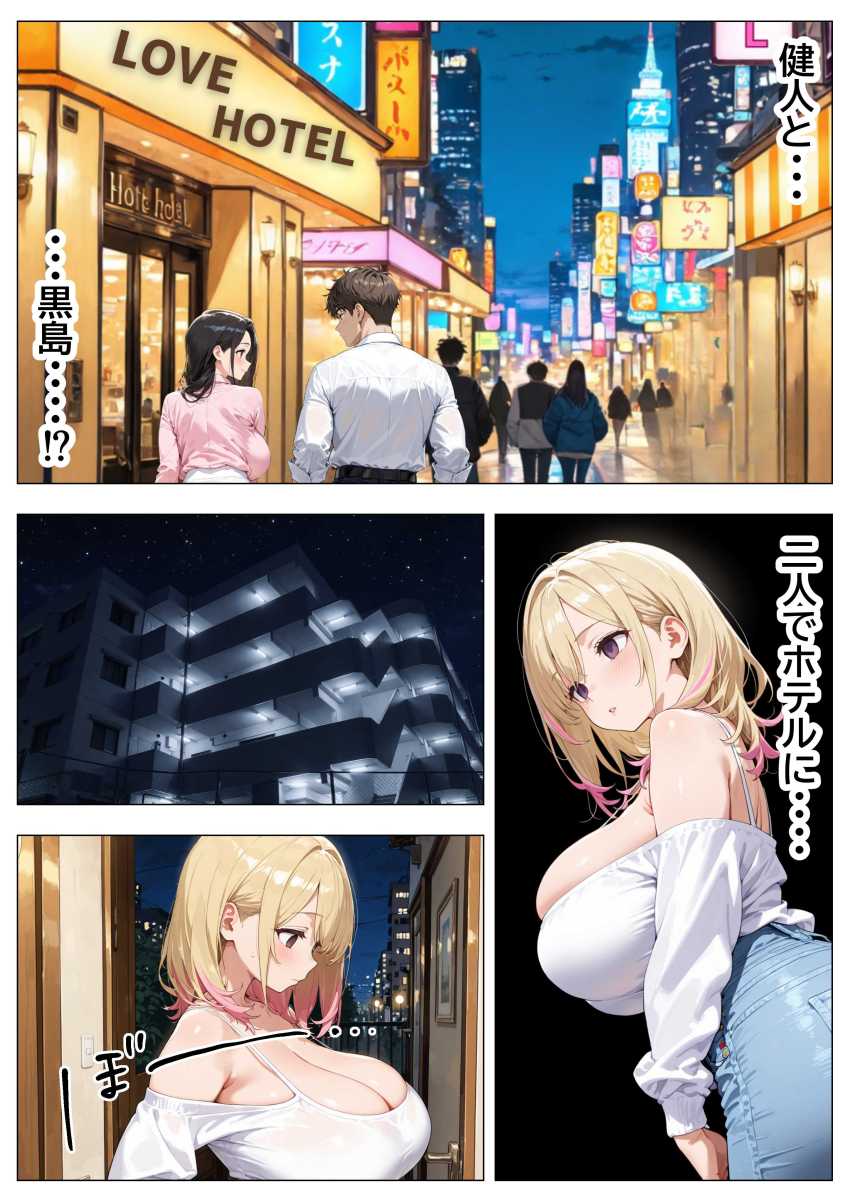 【エロ同人】女さん「こ、これで半分…?…全部挿入っちゃったら…っ♥」【巨根オタクに堕ちたOLギャルにおねだりされて一晩中密着交尾する話】