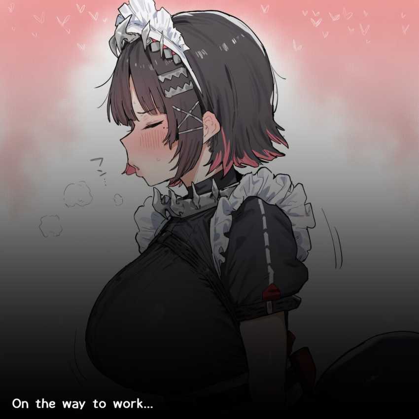 【画像】イヤイヤながらセッ●スに付き合うがそのうちにノってきてしまうメイドさん