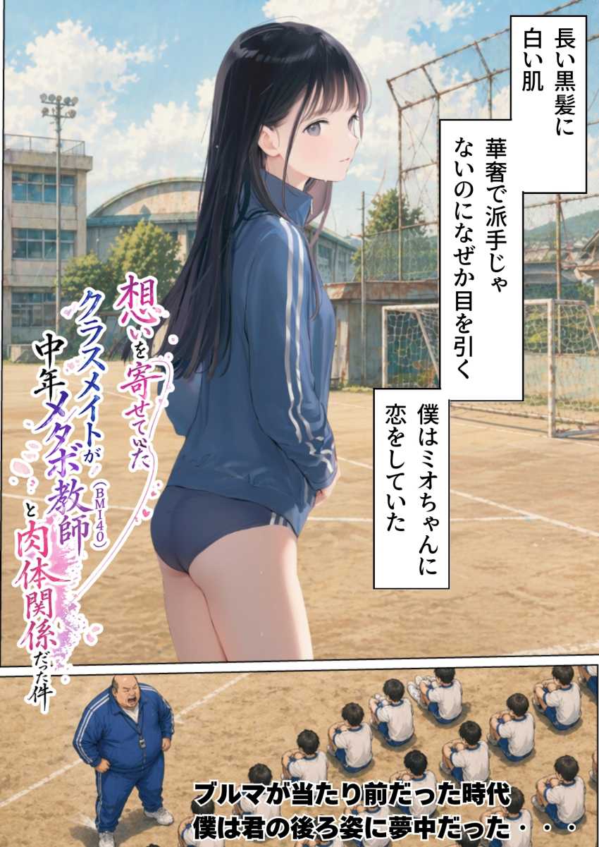 【エロ同人】おじさん「入れてくださいだろ？」【【昭和編】想いを寄せていたクラスメイトが中年メタボ教師（BMI40）と肉体関係だった件】
