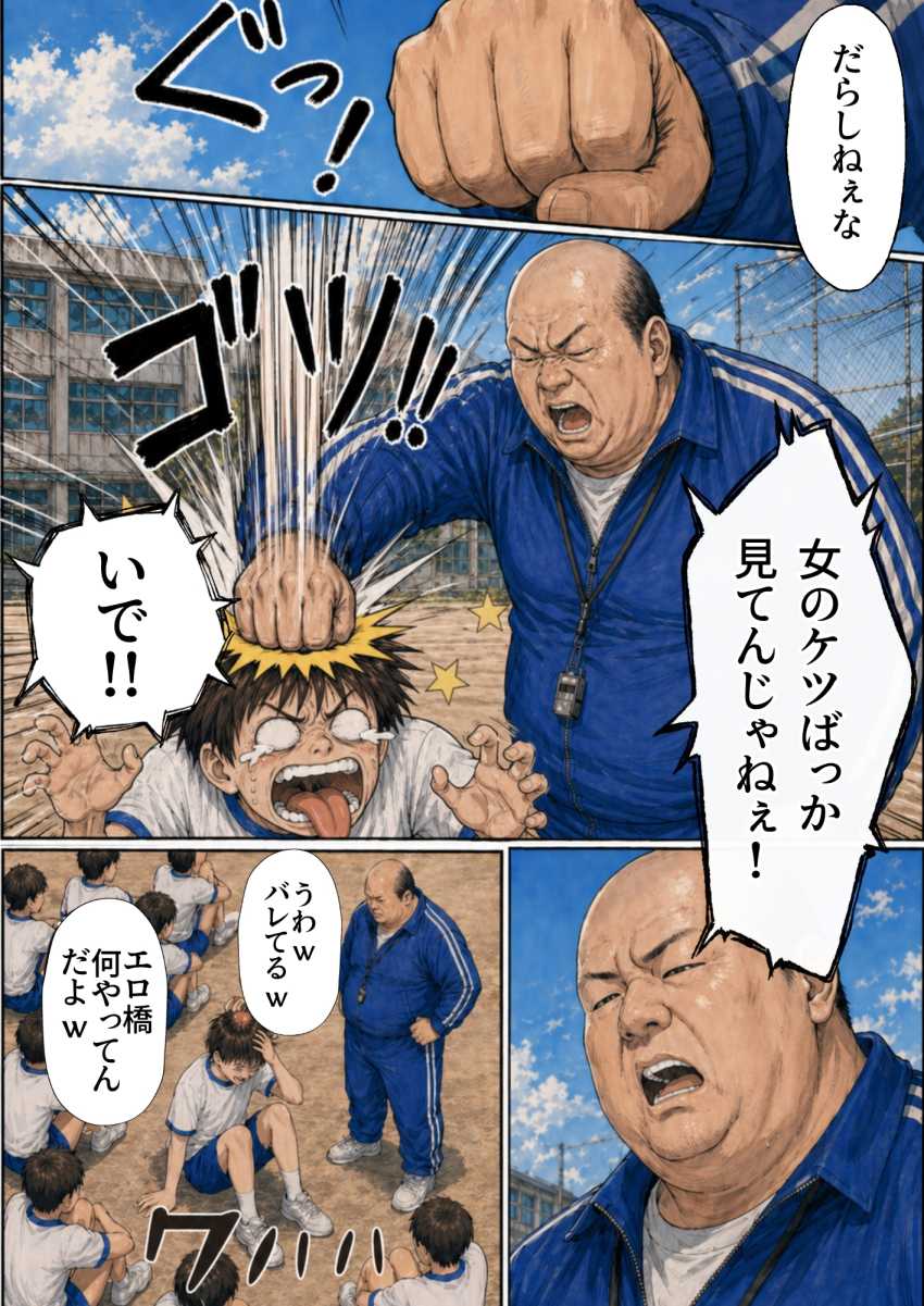 【エロ同人】おじさん「入れてくださいだろ？」【【昭和編】想いを寄せていたクラスメイトが中年メタボ教師（BMI40）と肉体関係だった件】