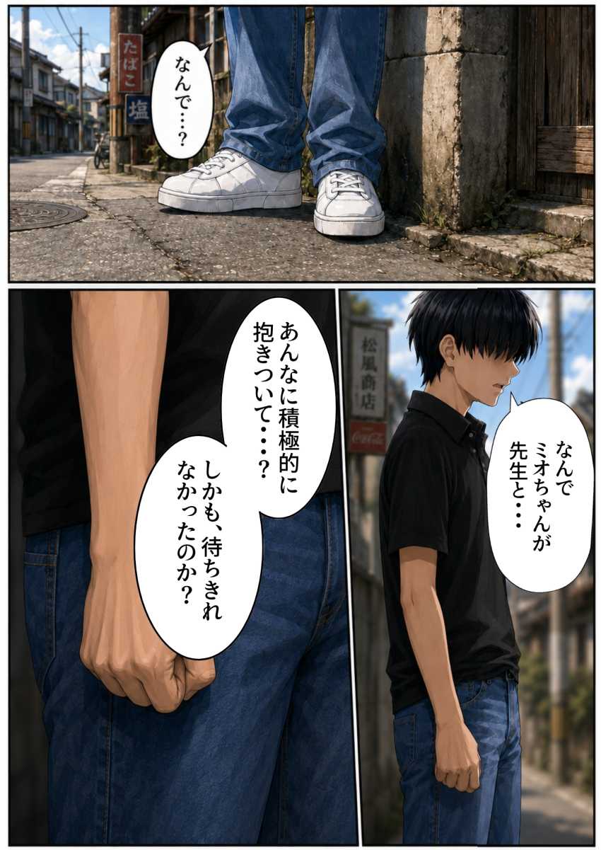 【エロ同人】おじさん「入れてくださいだろ？」【【昭和編】想いを寄せていたクラスメイトが中年メタボ教師（BMI40）と肉体関係だった件】
