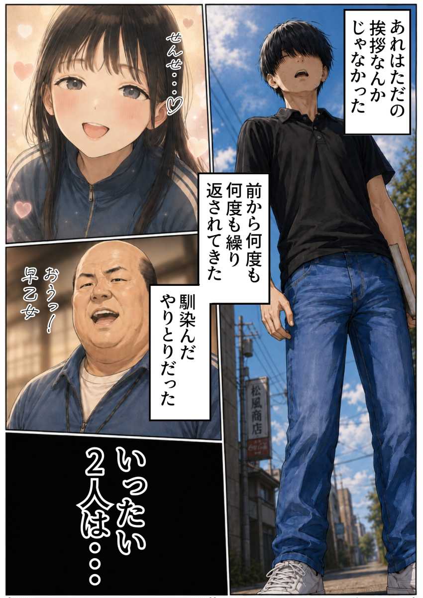 【エロ同人】おじさん「入れてくださいだろ？」【【昭和編】想いを寄せていたクラスメイトが中年メタボ教師（BMI40）と肉体関係だった件】