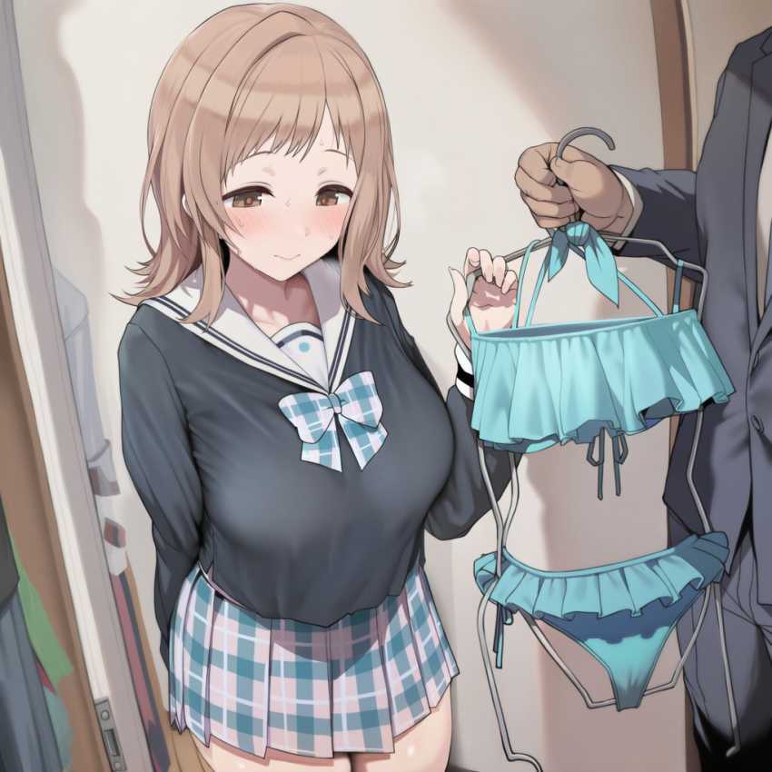 【画像】プロデューサーとのデートで試着中に襲われメス堕ちしてしまうアイドルさん