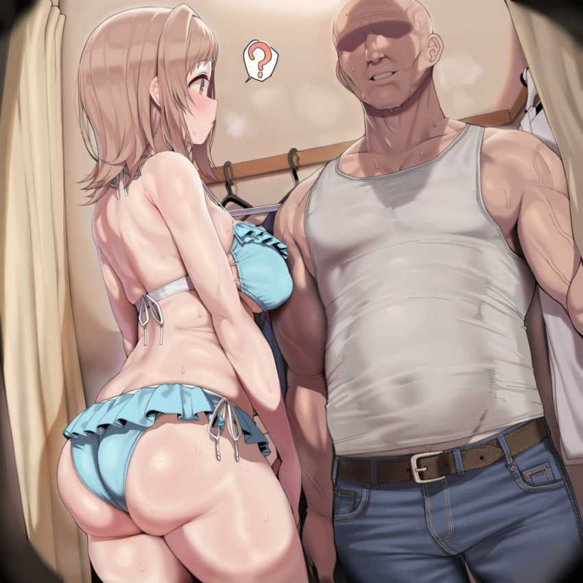 【画像】プロデューサーとのデートで試着中に襲われメス堕ちしてしまうアイドルさん