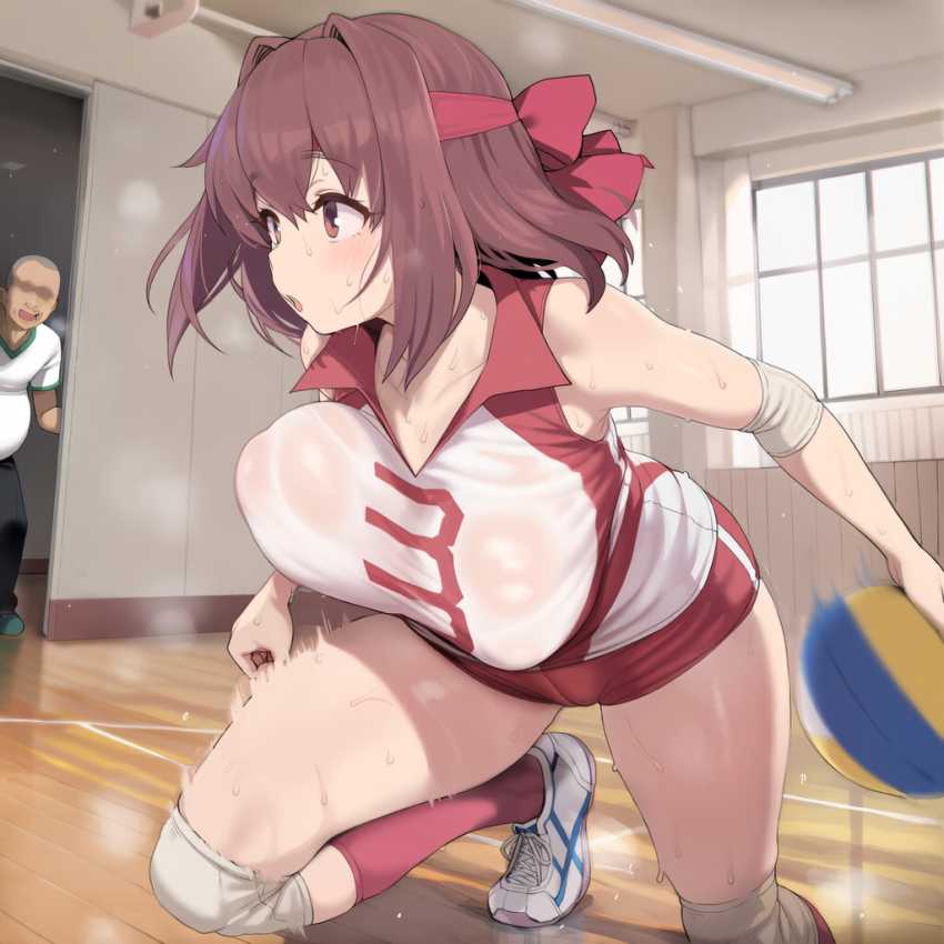 【画像】部活の練習後に忍び込んだちっさいオッサンに弄ばれるJKさん