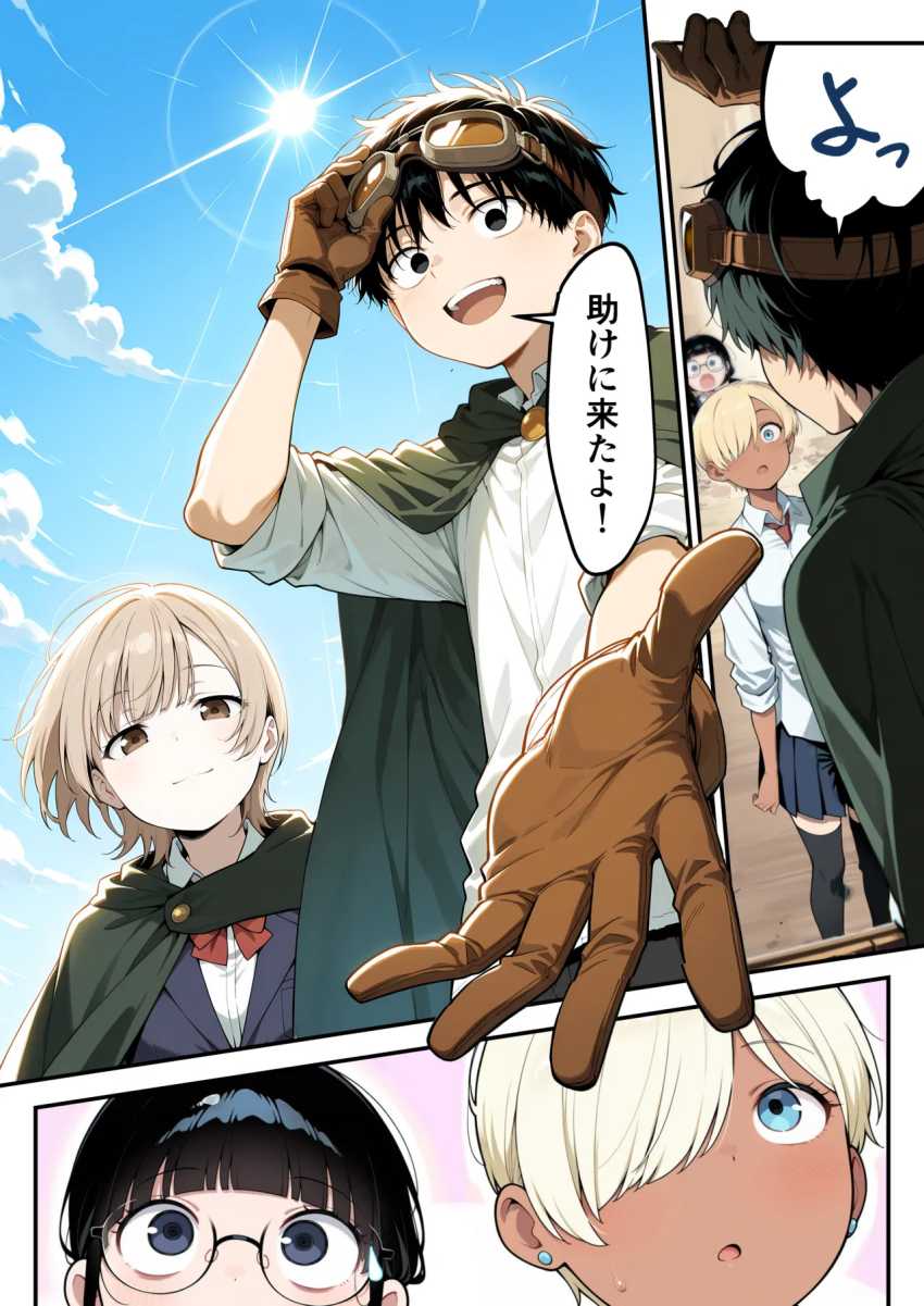 【エロ同人】男くん「僕のチ●ポはワクチンなんだ」ゾンビに包囲された街であまあま3pセッ●ス【ゾンビに支配された学園で冴えない童貞のオタク君が少女たちの救世主になる話2】