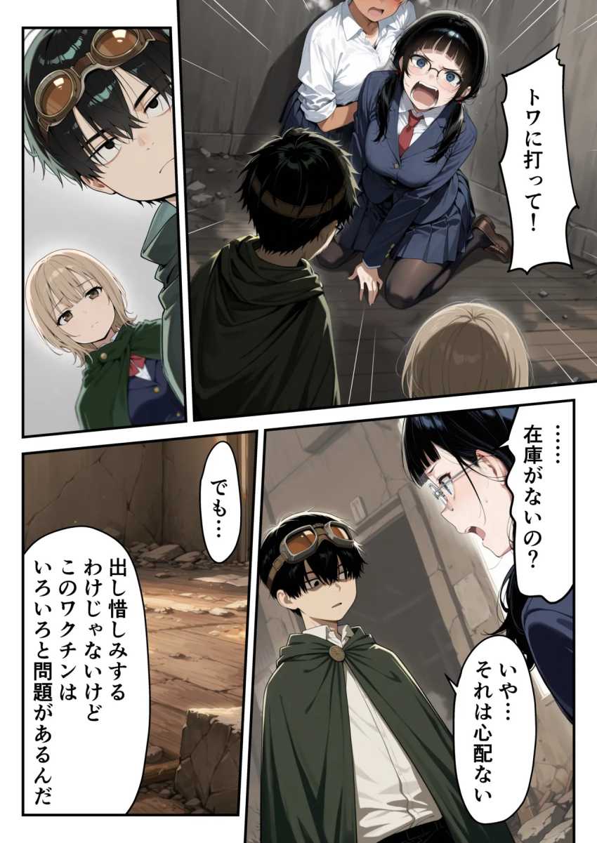 【エロ同人】男くん「僕のチ●ポはワクチンなんだ」ゾンビに包囲された街であまあま3pセッ●ス【ゾンビに支配された学園で冴えない童貞のオタク君が少女たちの救世主になる話2】