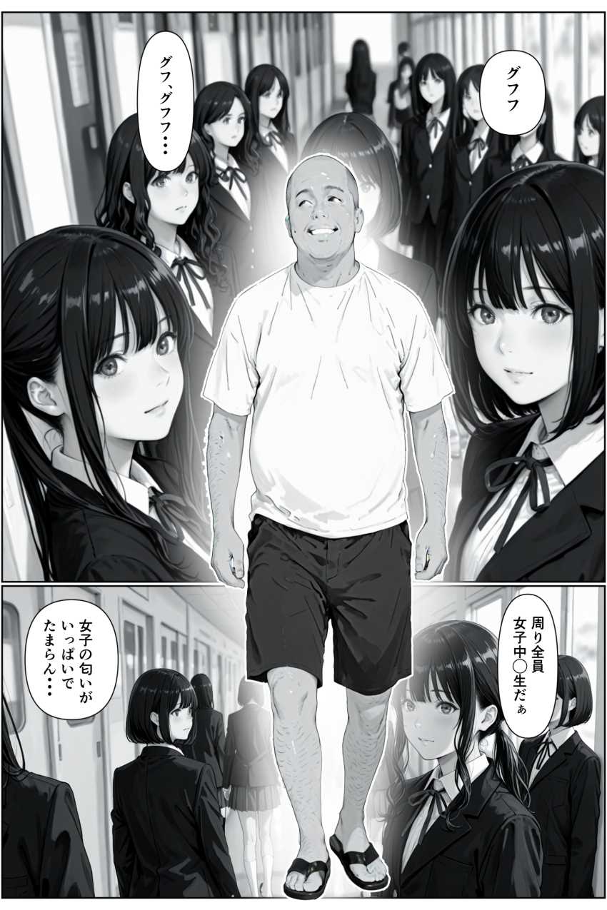 【エロ同人】女さん「ち、乳●…初めて吸われてる…っ」女子高文化祭に現れた催眠おじさん【女子校文化祭で催◯つかってみた】のトップ画像
